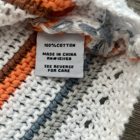 EUC (worn once) 525 America ‘Jinney’ stripe halter crochet tank top (small) - Picture 5 of 6